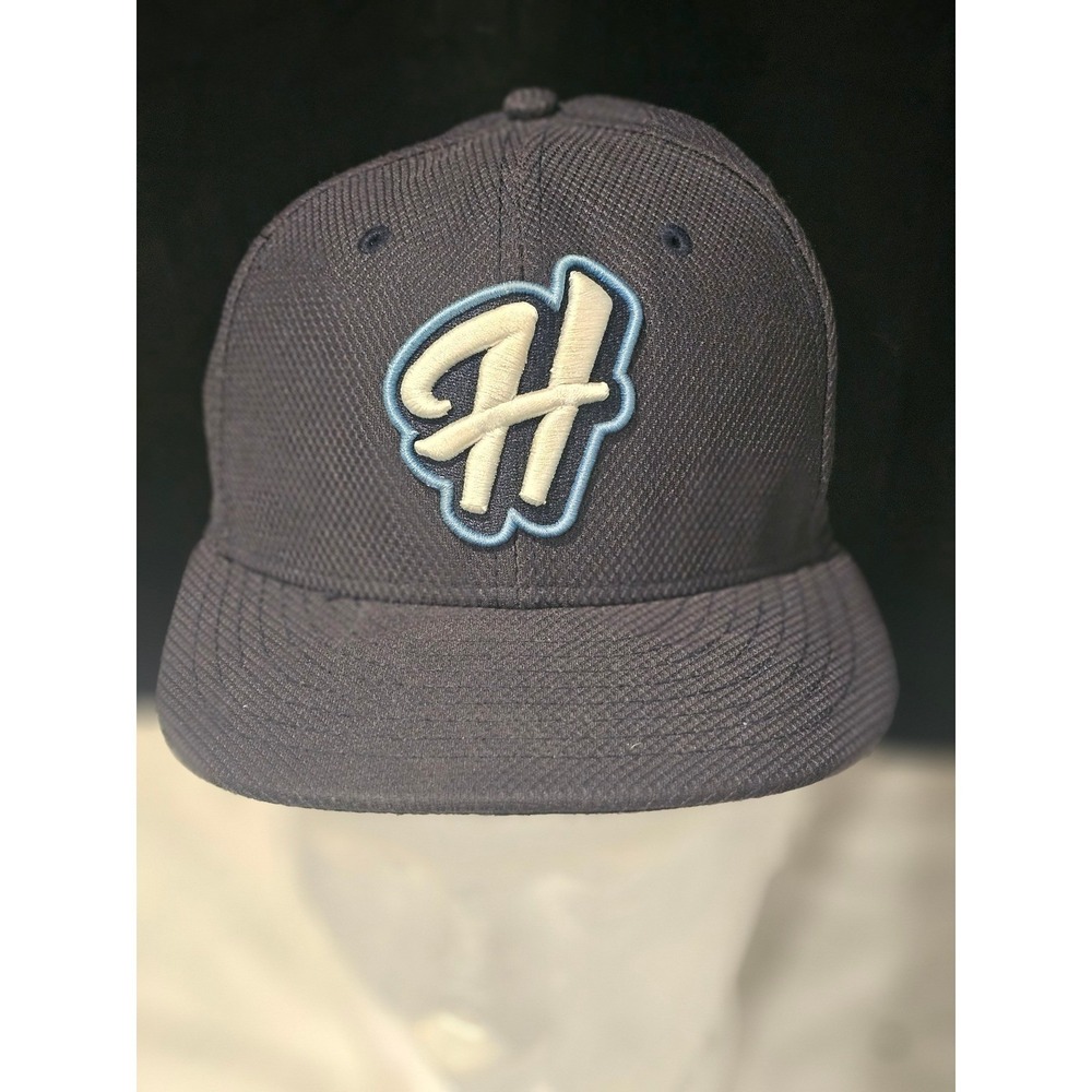 New Era 59FIFTY MiLB Hillsboro Hops Navy Blue Diamond Era Fitted Hat 6 7/8